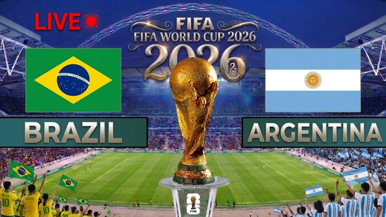 🔴LIVE : Brazil vs Argentina | FIFA World Cup 2026 | Full Match Streaming
