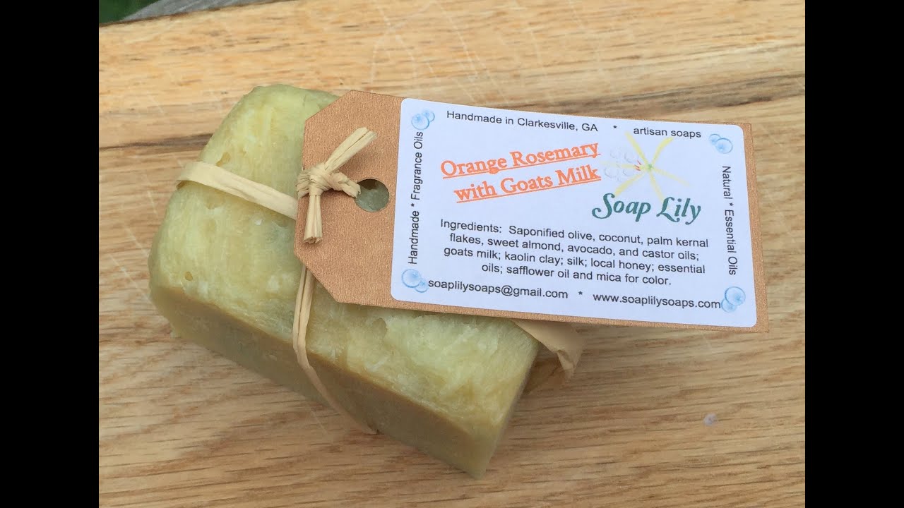 Making Hot Process Orange Rosemary Soap