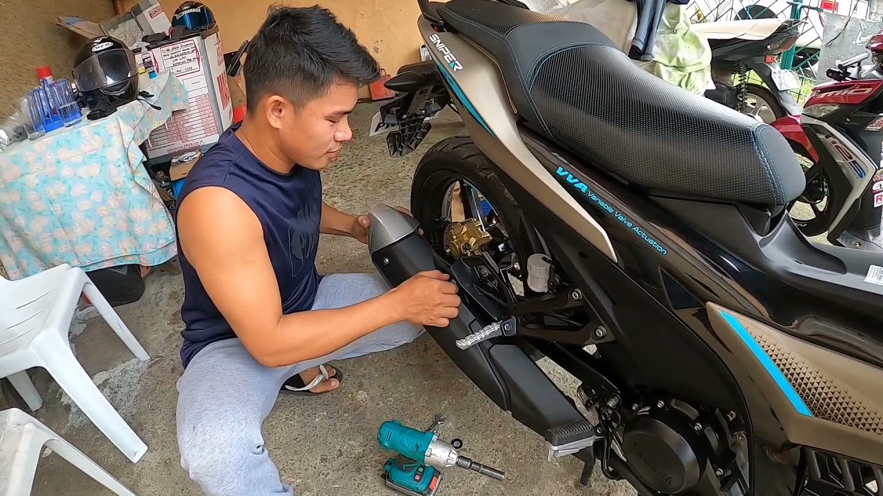 YAMAHA SNIPER 155R MVR1 ECU AND YOSHIMURA FULL EXHAUST INSTALLATION.