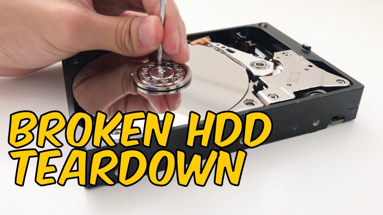 Что внутри моего сломанного жёсткого диска? Разборка жёсткого диска