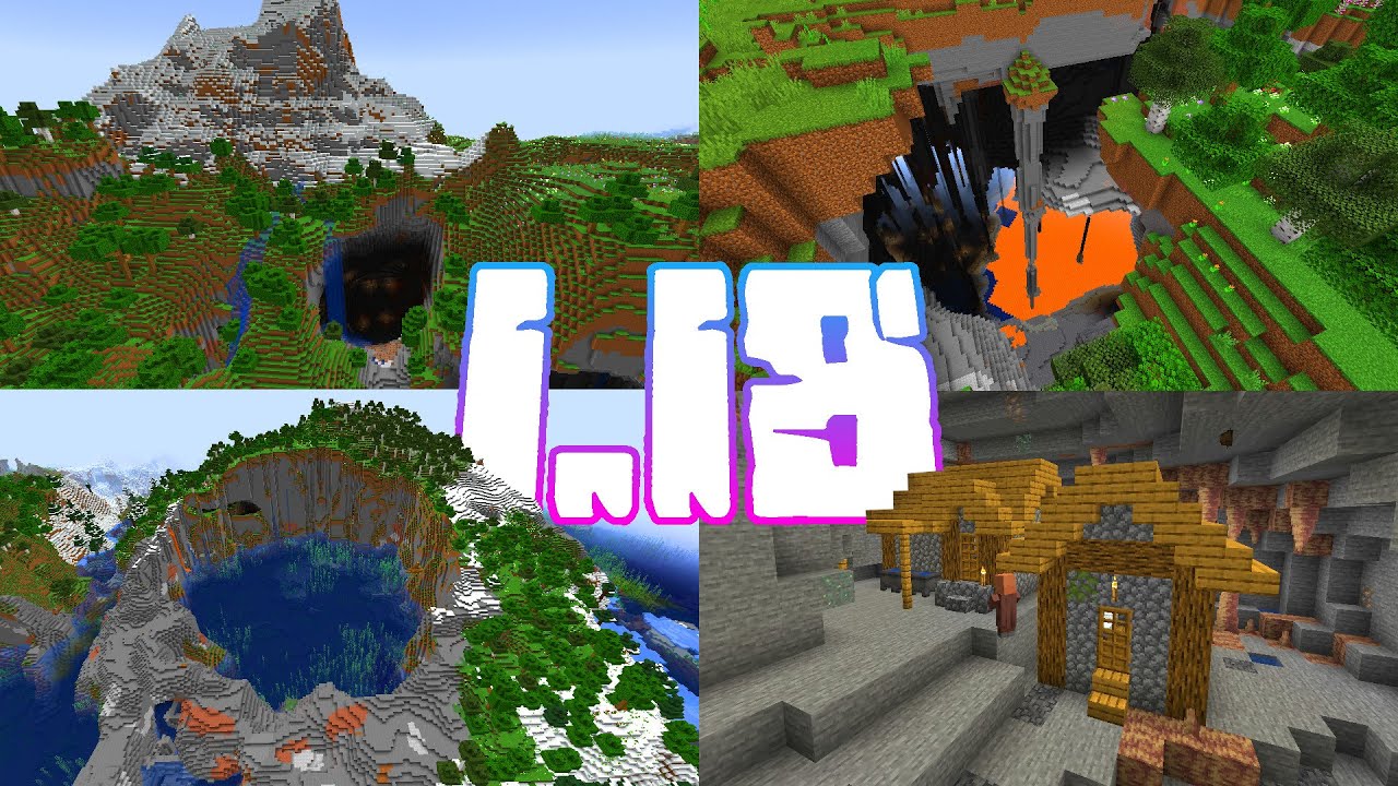 MINECRAFT 1.18 JEST NIESAMOWITY! PODZIEMNA WIOSKA! GIGANTYCZNE JASKINIE!