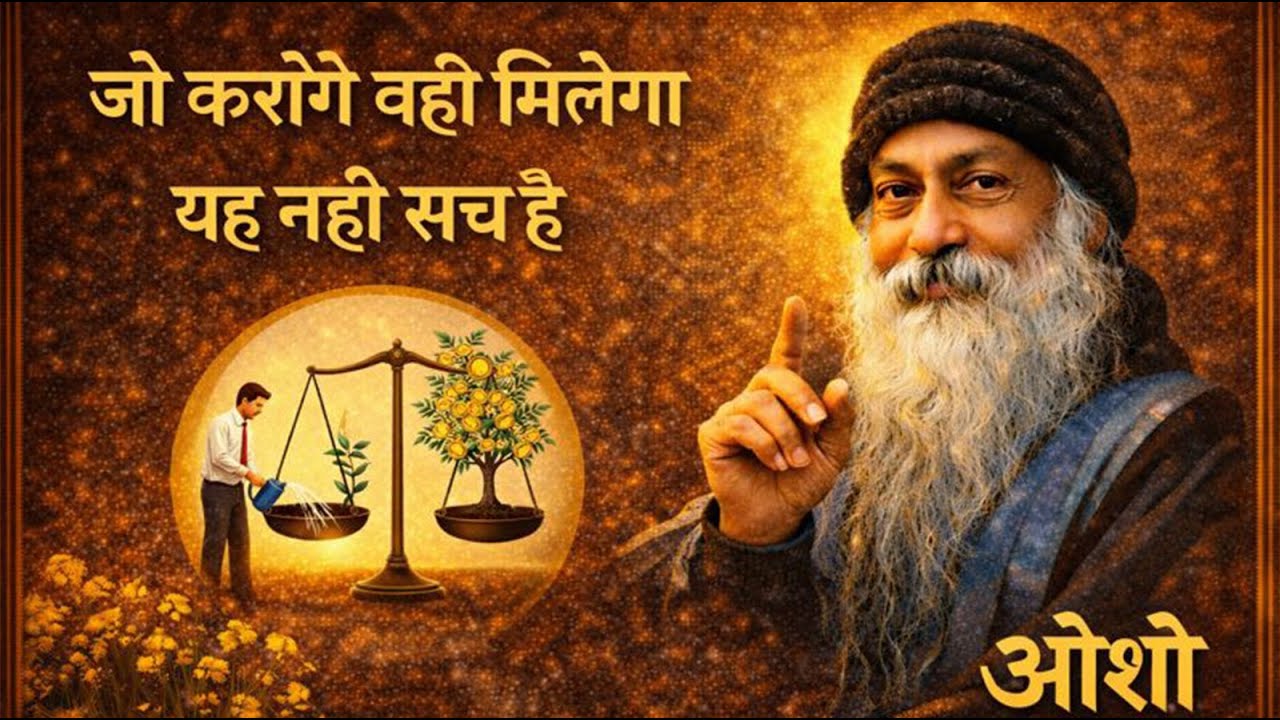 OSHO - करमा वापश् आता है और किस रूप मे आता है अभी जाने I Osho Hindi speech,Osho Life Changing speech