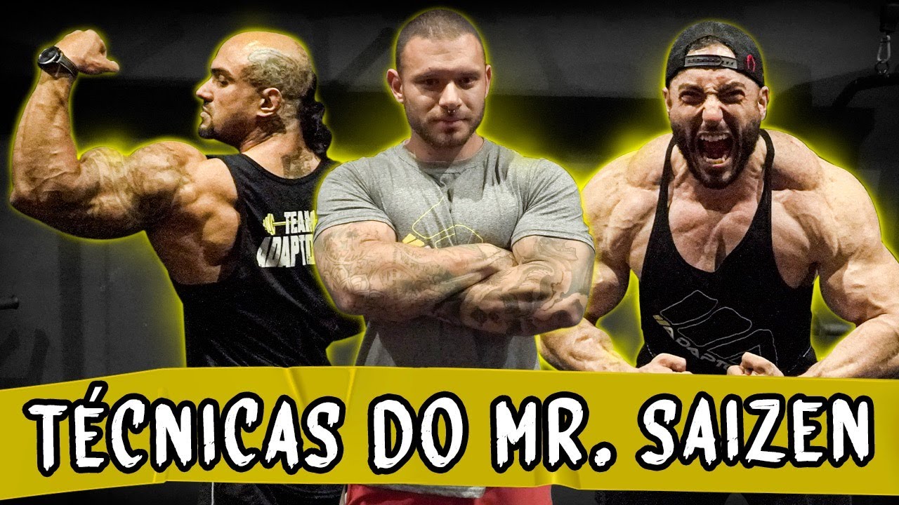 MELHORE SUAS COSTAS E BICEPS *Mr Saizen ensina suas técnicas*