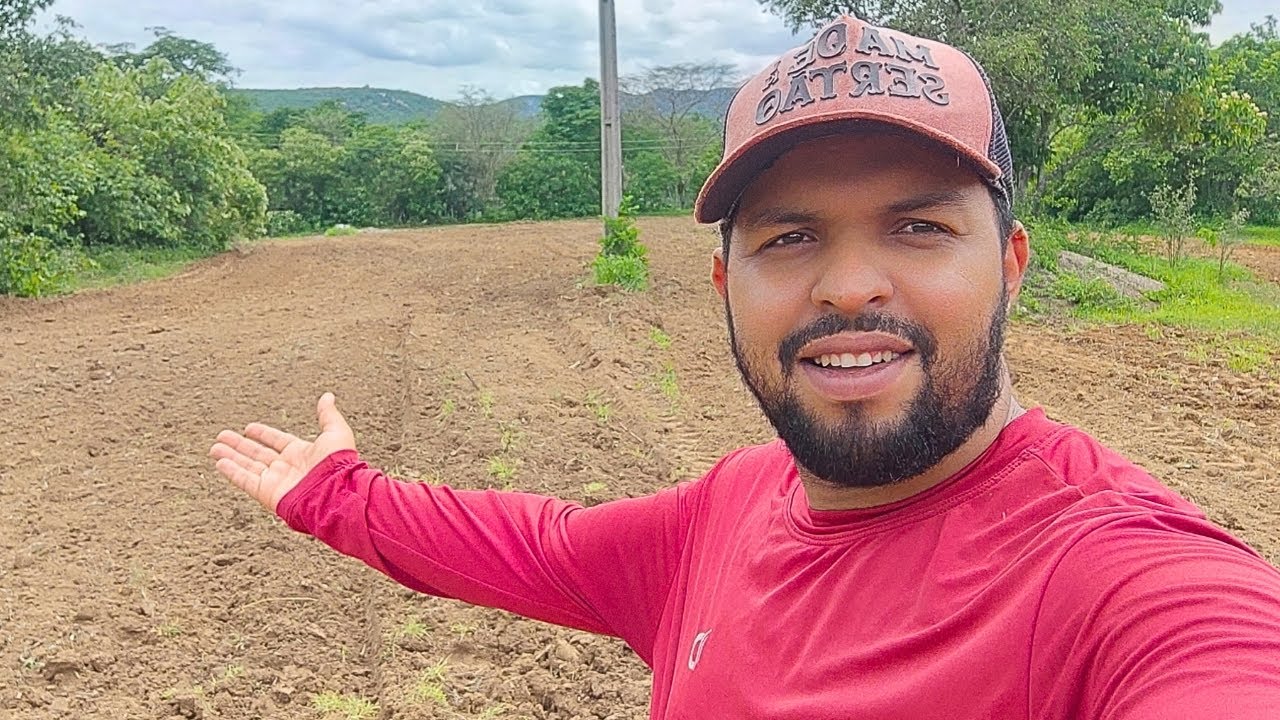 ELES VIERAM ARAR A NOSSA TERRA | MUITO FELIZ VAMOS PLANTAR...