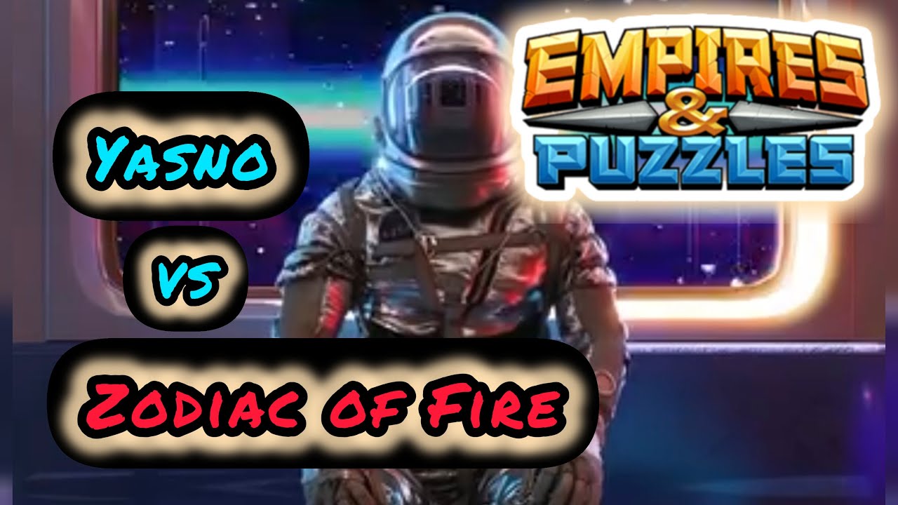 Вар. Ясно и точка vs Zodiac of Fire! Empires and puzzles. Режим - небесное пламя (драконы).