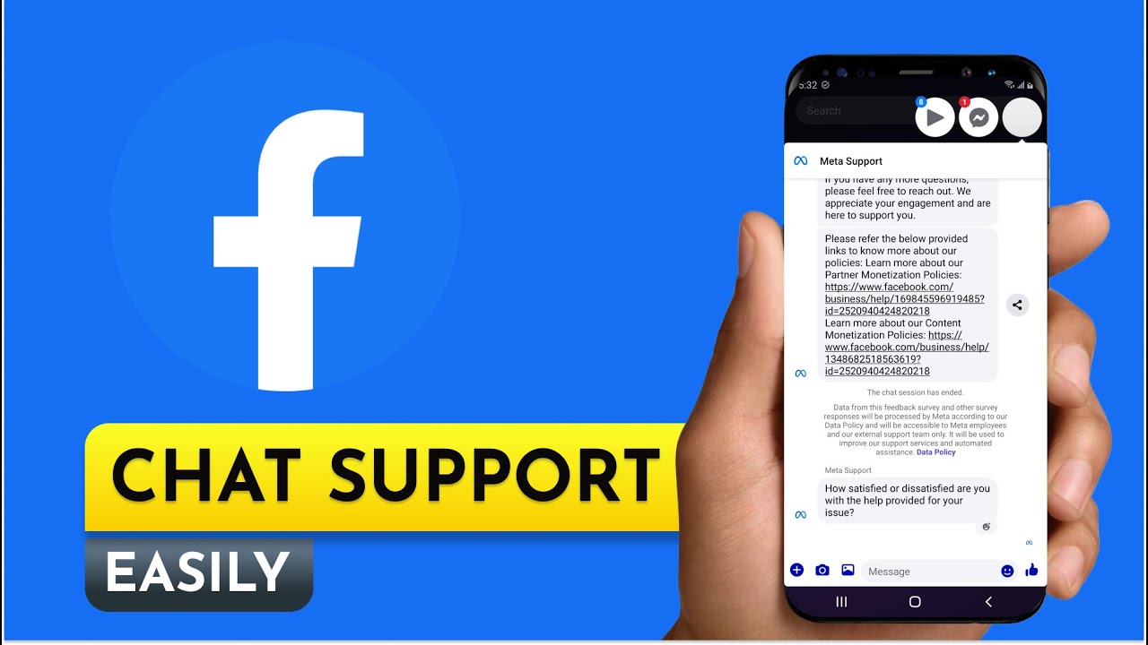 How To Chat Facebook Support on Mobile (Step-By-Step Guide)