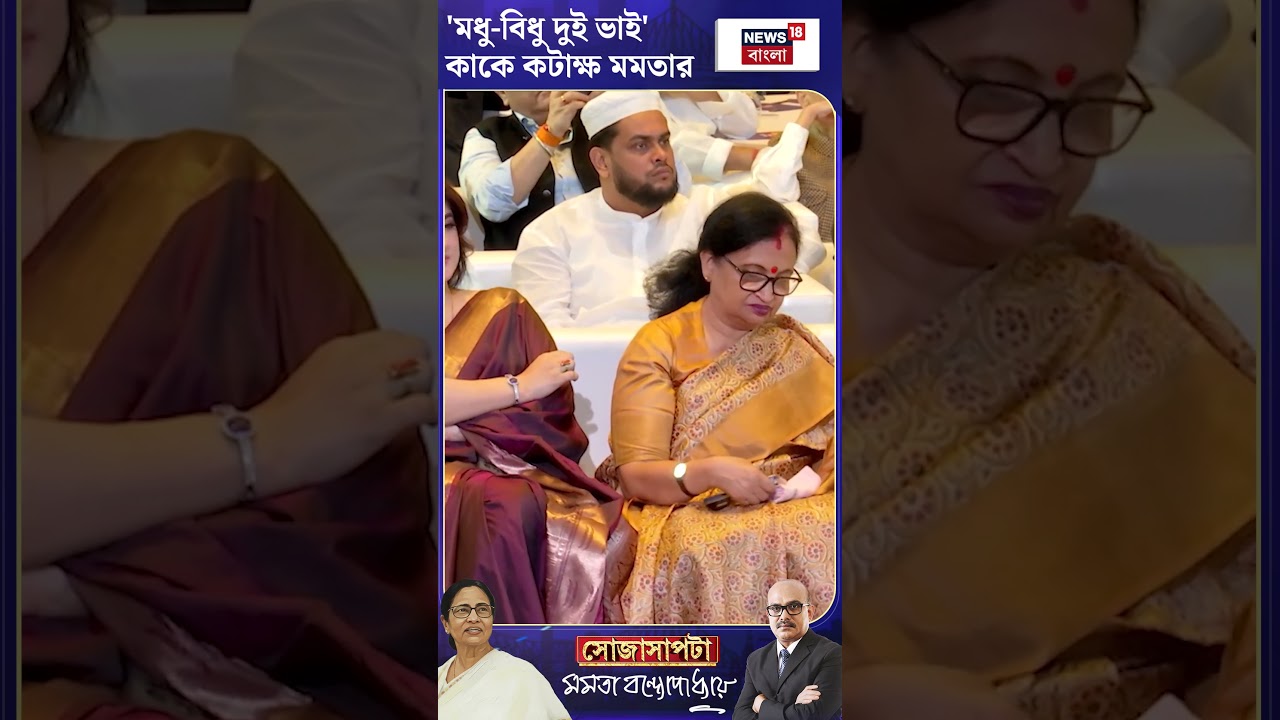 'মধু-বিধু দুই ভাই' কাকে কটাক্ষ Mamata-র | N18S | #shorts