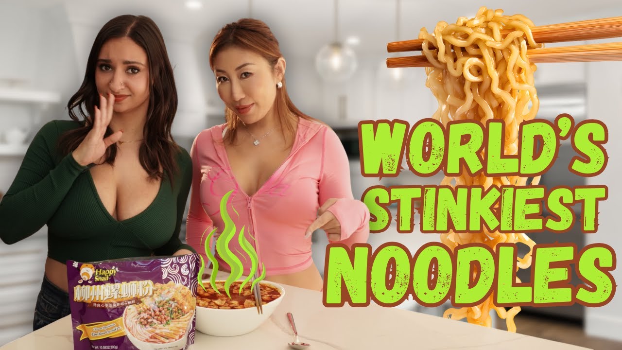 Trying the World’s Stinkiest Noodles! 🤢🍜