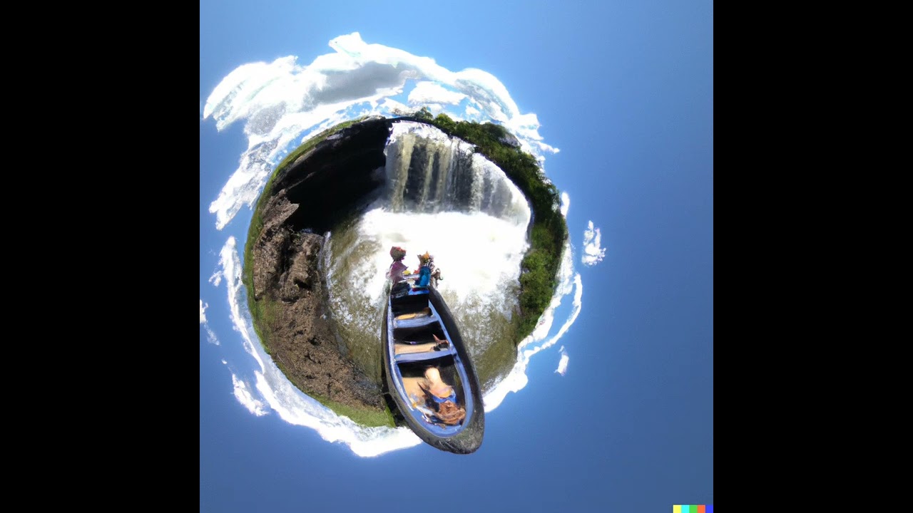 360 tiny planet waterfall 3