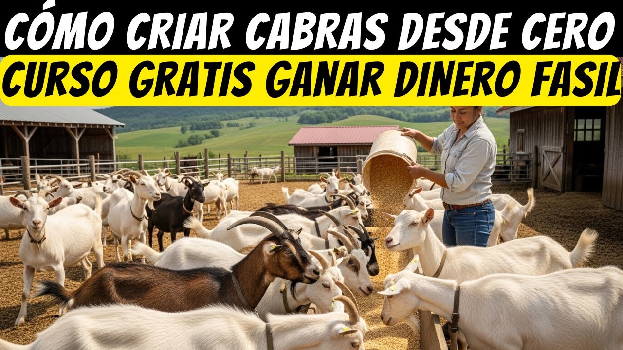 curso gratis C&oacute;mo Criar Cabras Desde Cero Gu&iacute;a Paso a Paso y ganar dinero fasil