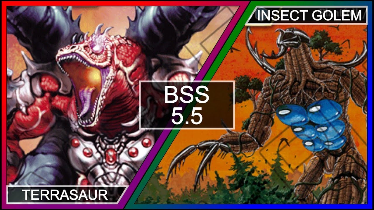 BattleSpiritsSaga(BSS05.5) - Green/Blue Insect Golem VS Red/Purple Terrasaur