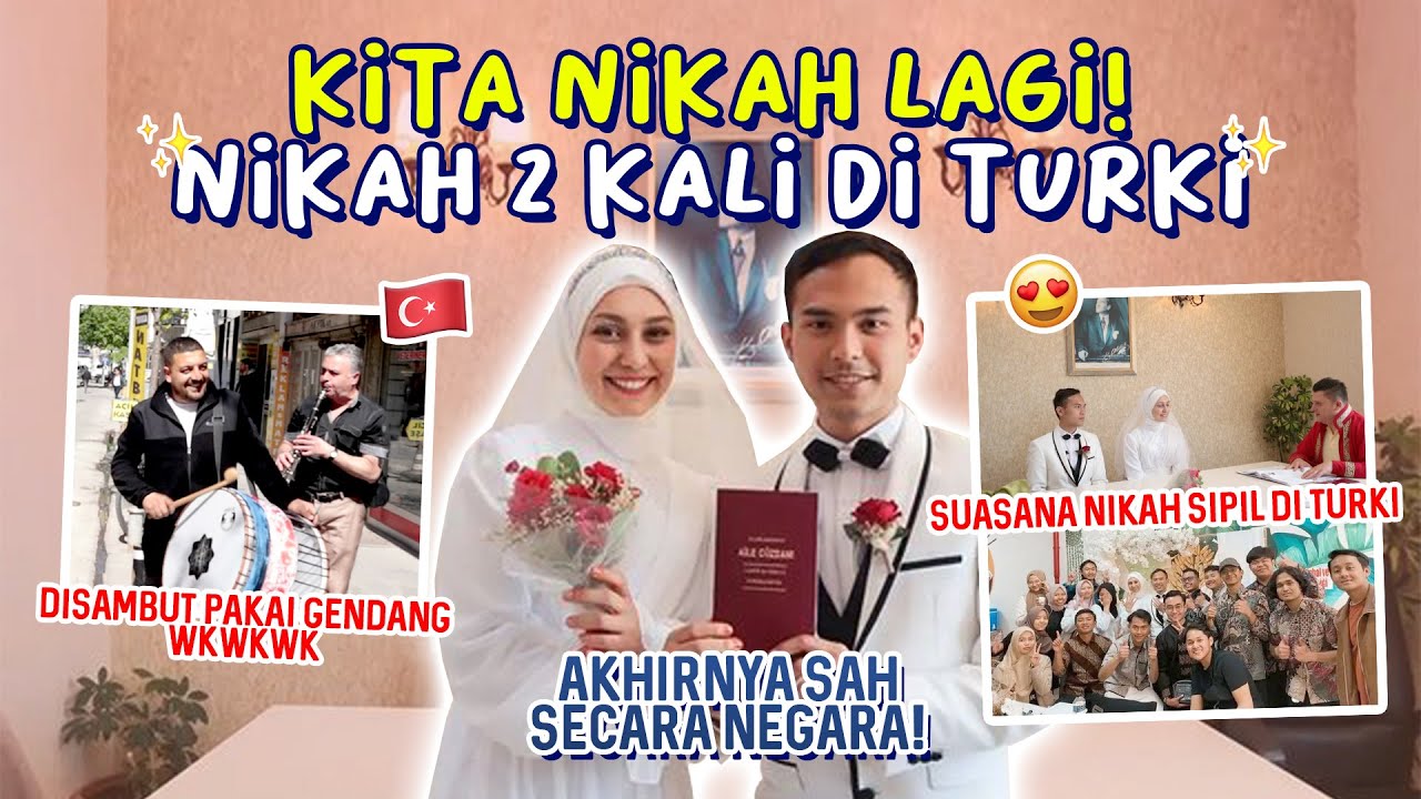 KITA NIKAH LAGI! NIKAH SIPIL + RESEPSI DI TURKI 🇹🇷