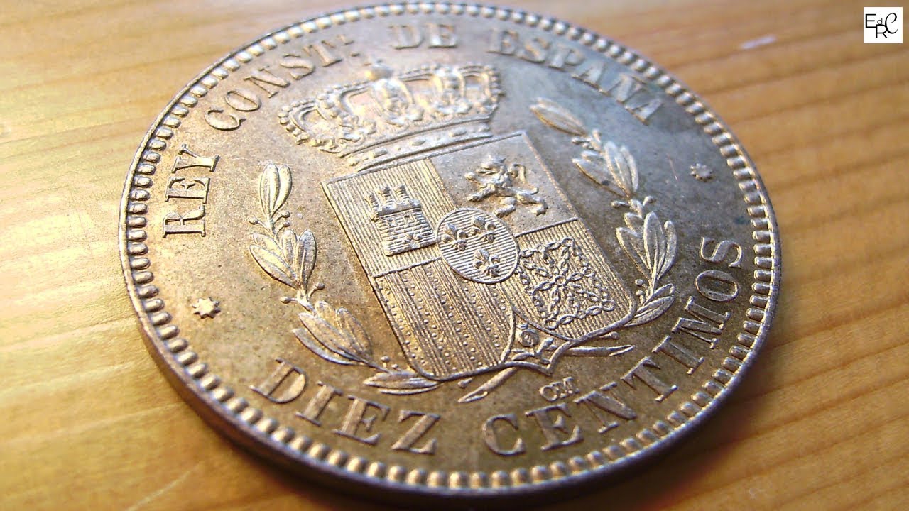 MONEDAS de 5 y 10 CÉNTIMOS de ALFONSO XII - 1878