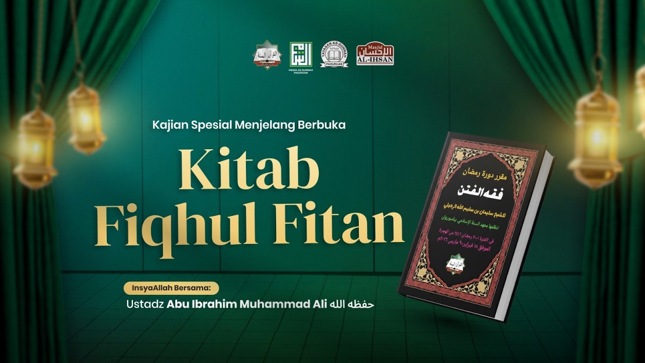 🔴[ LIVE ] 01. MUQADDIMAH KITAB FIQHUL FITAN | Ustadz Abu Ibrohim Muhammad Ali