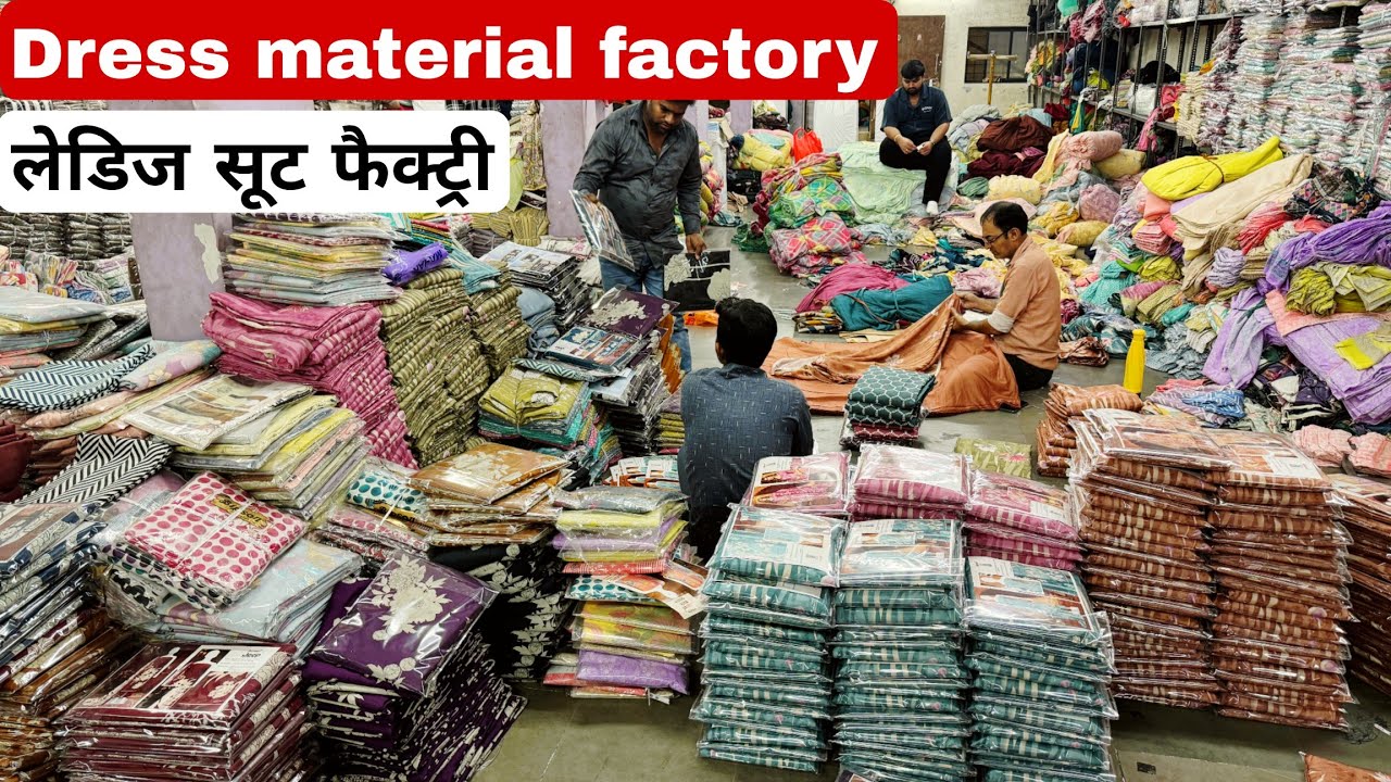 ladies suit dress material wholesale market surat cotton suit manufacturer Bipson Factory outlet
