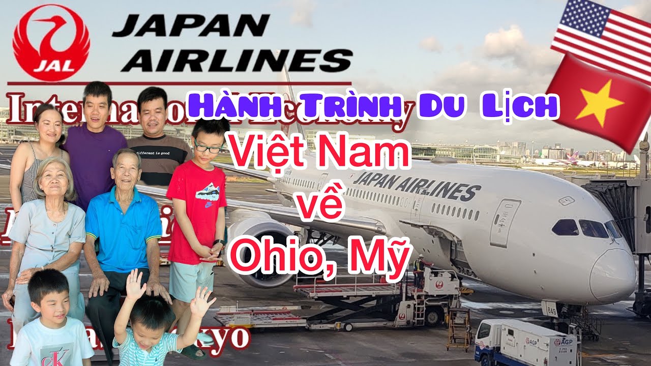 Du lịch Việt Nam-Hành trình từ Việt Nam về Mỹ-Japan Airlines-American Airlines