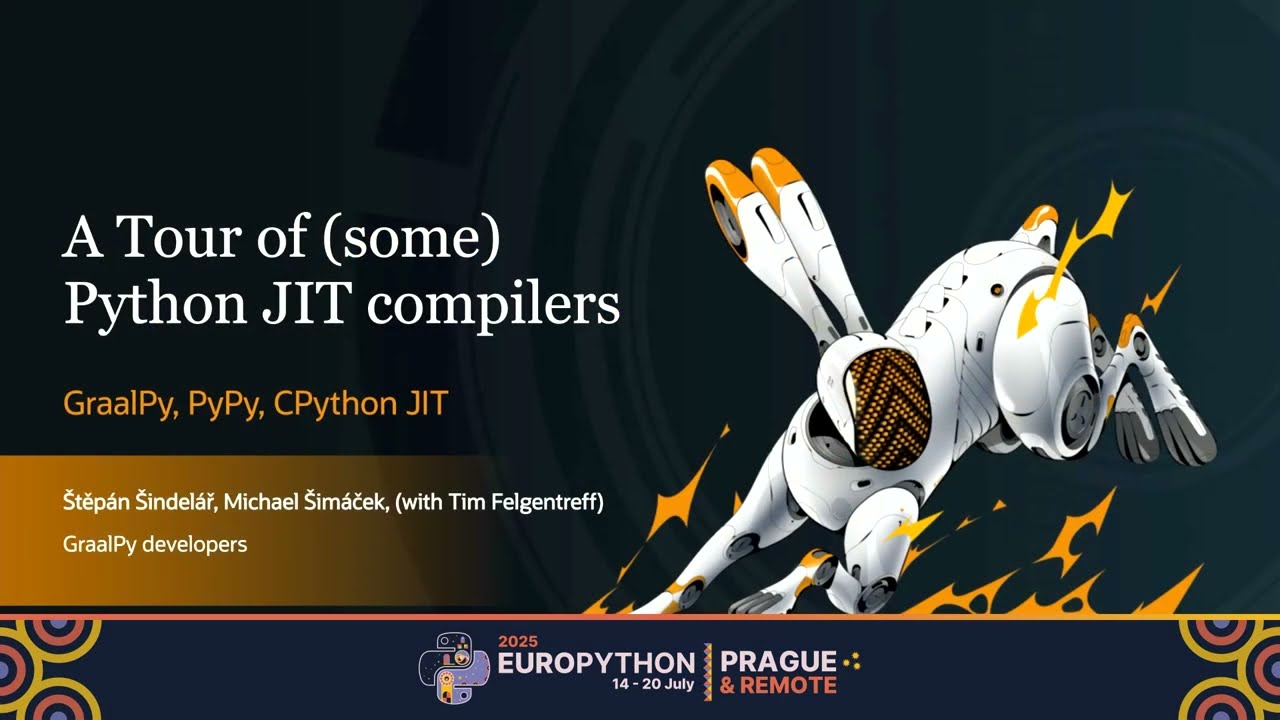 A tour of (some) Python JIT compilers &mdash; Stepan Sindelar, Michael &Scaron;im&aacute;ček
