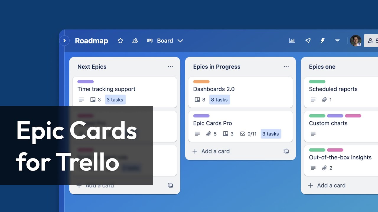 Epic Cards for Trello