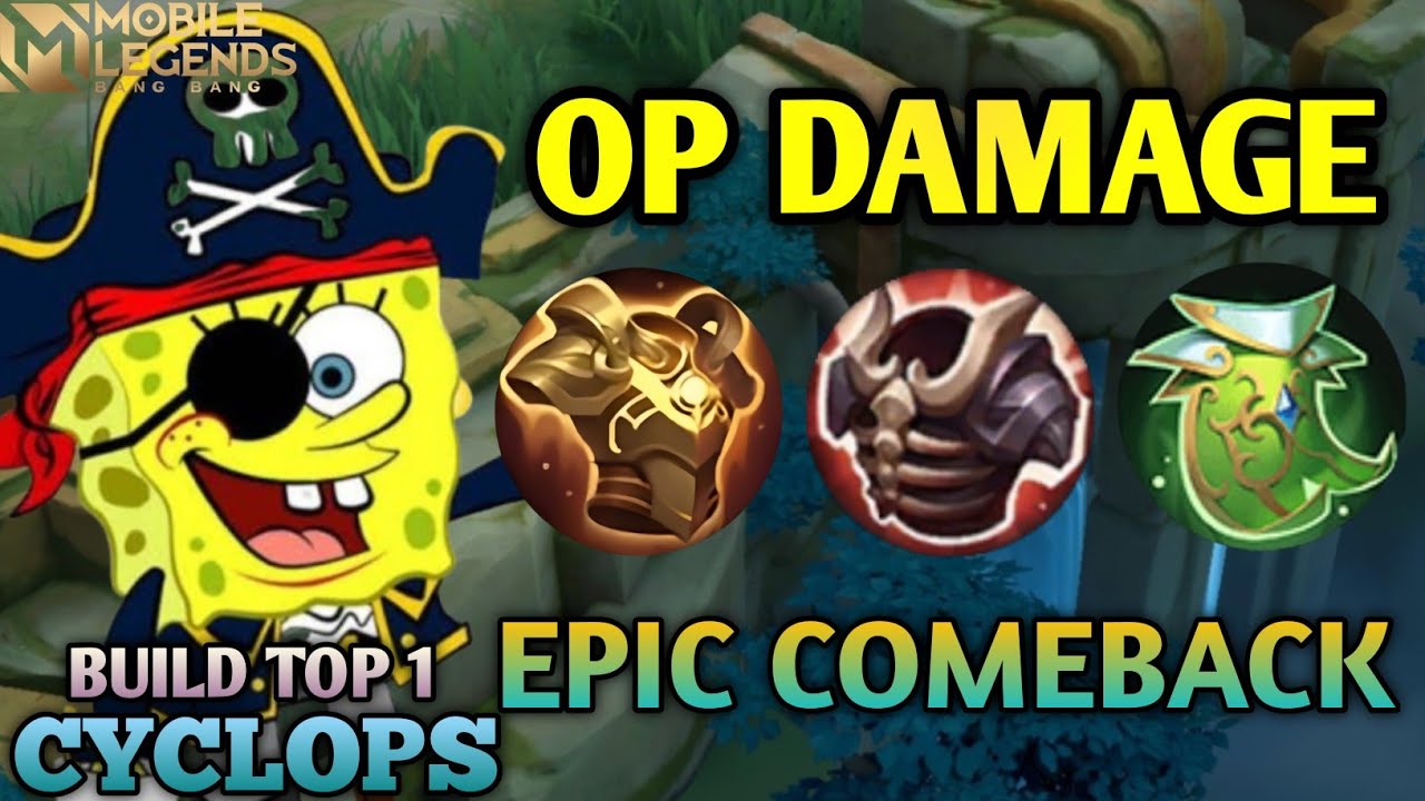 KERAS KUAT DAN BERDAMAGE CYCLOPS TANK TERLALU OP🔥HANCURK4N MUSUH BARBAR DAN AGRESIF - Mobile Legends