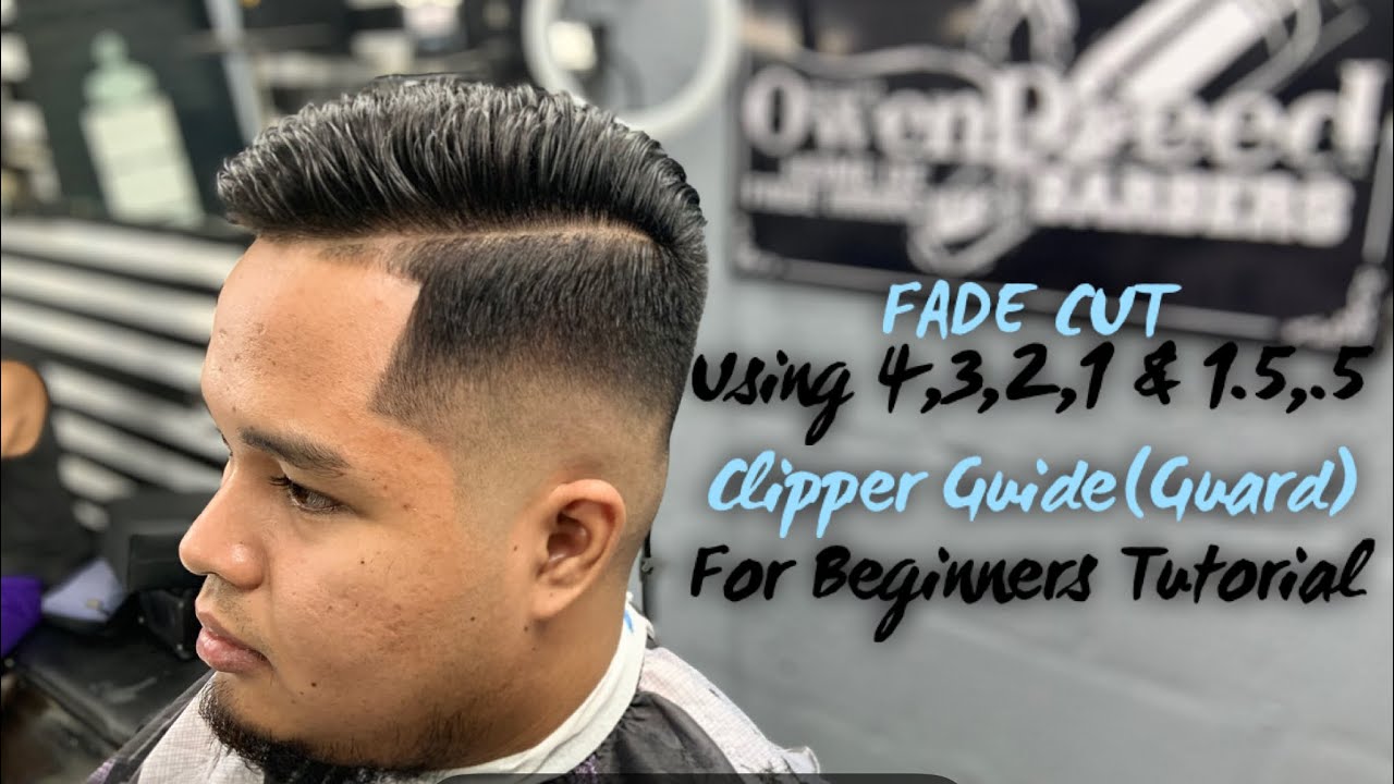 Fade Cut with Clipper Guides (Guard) Process | For Beginner Barbers | Easy Haircut Tutorial