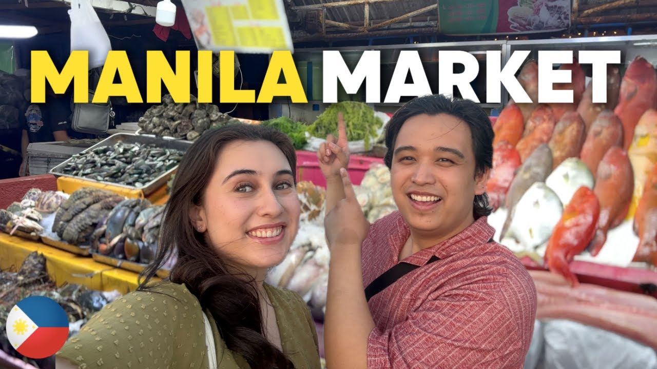 Eating The FRESHEST Seafood in DAMPA MARKET MANILA