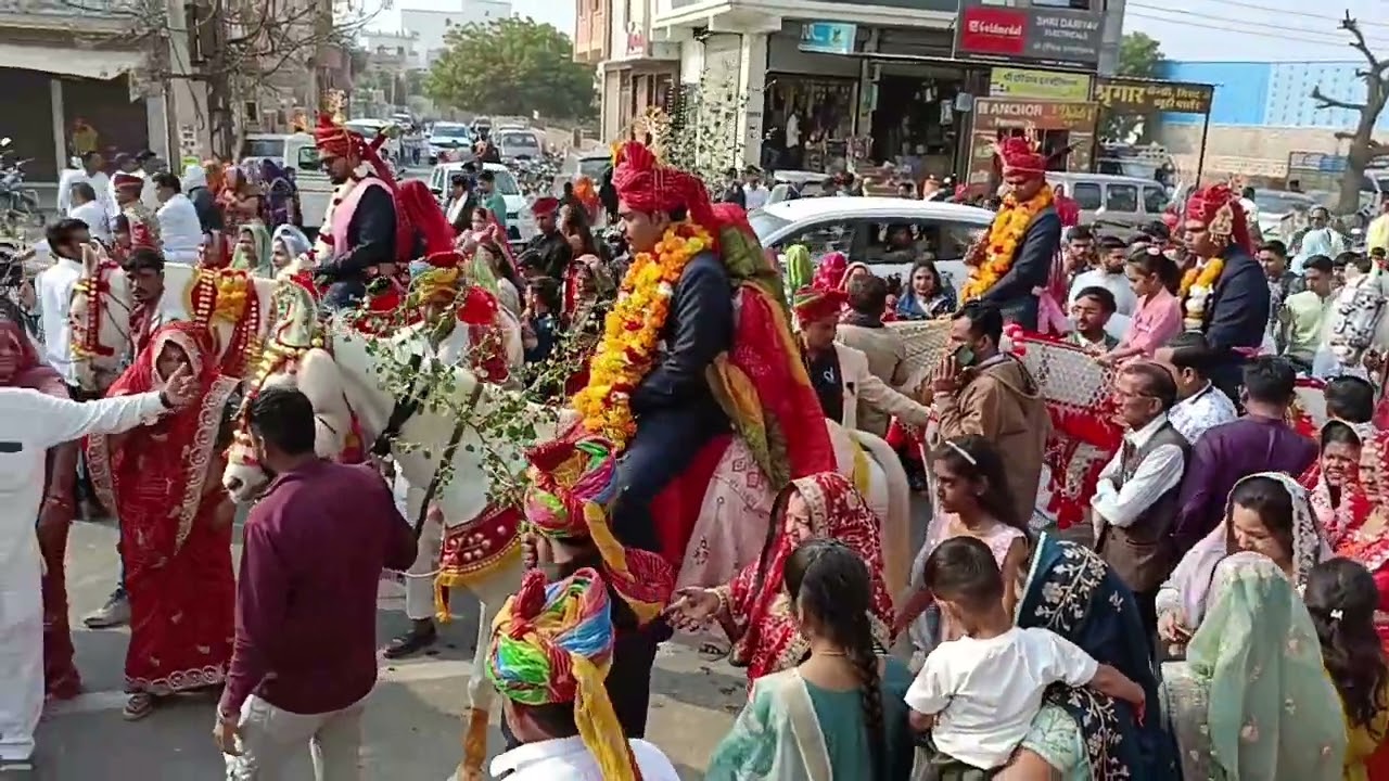 माली समाज सामूहिक विवाह नागौर आज 19 फरवरी बारात का #राजस्थान #सम्मेलन#नागौर #@आपनीकलासंस्कृति 