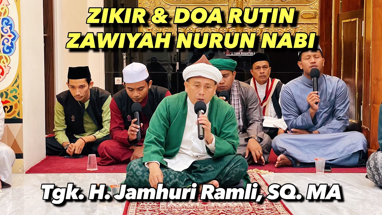 Zikir Rutin Bersama Tgk H Jamhuri Ramli SQ MA di Masjid Haji Keuchik Leumiek (02-07-2021)