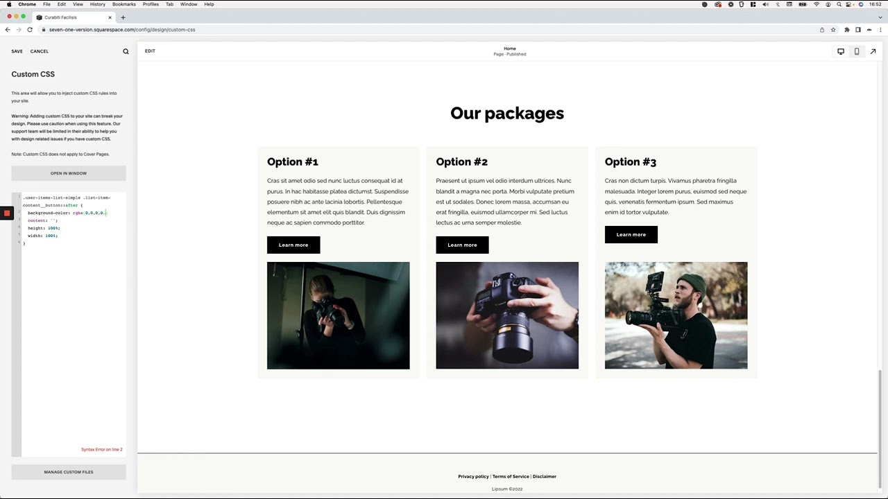 How to make Auto List items fully clickable in Squarespace 7.1 | Day 4 of 12DOC