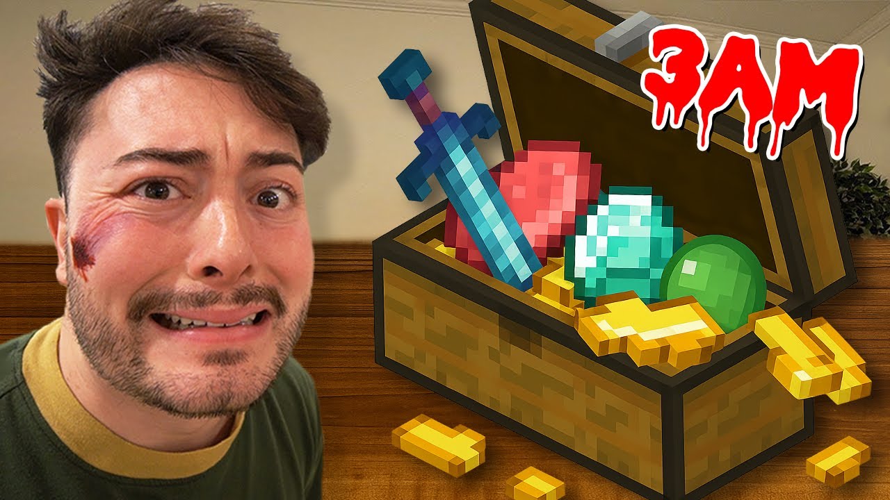 НЕ ОТКРЫВАЙТЕ СУНДУКИ ИЗ MINECRAFT, ПОЛУЧЕННЫЕ В ТЕМНОМ ИНТЕРНЕТЕ, В 3 ЧАСА НОЧИ!! (СТРАШНО)