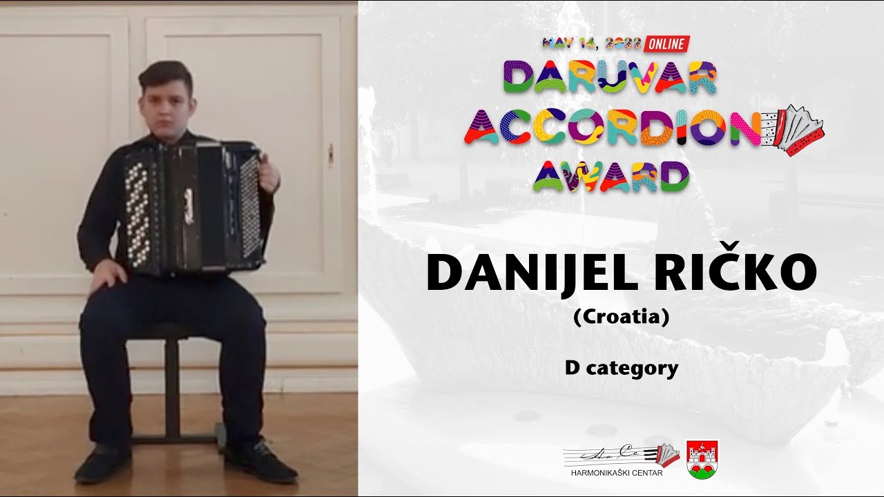 DANIJEL RIČKO (Category D) Daruvar Accordion Award 2022