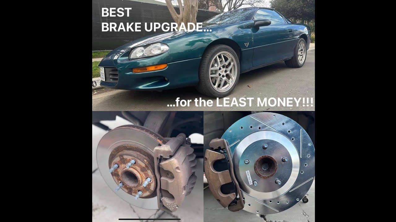 1993-2002 F-Body (Camaro and Firebird) Brake Bracket Upgrade for C5 Corvette Rotors