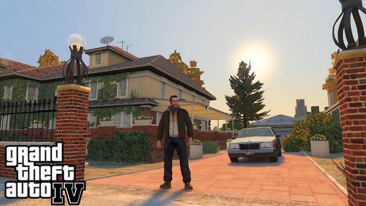GTA 4 Driving Around Liberty City in Mercedes Benz S Class | GTA 4 Mods |