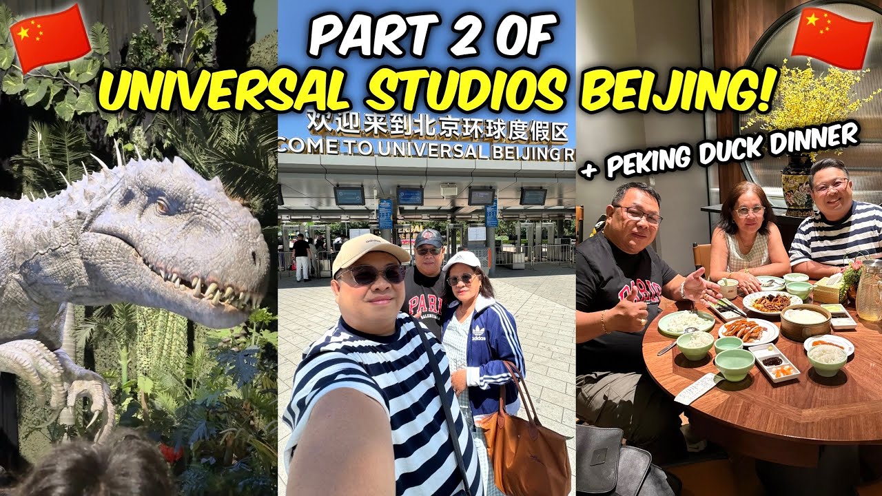 Day 2 in Beijing: Universal Studios & Iconic Food Trip at Wangfujing! 🇨🇳 | JM Banquicio
