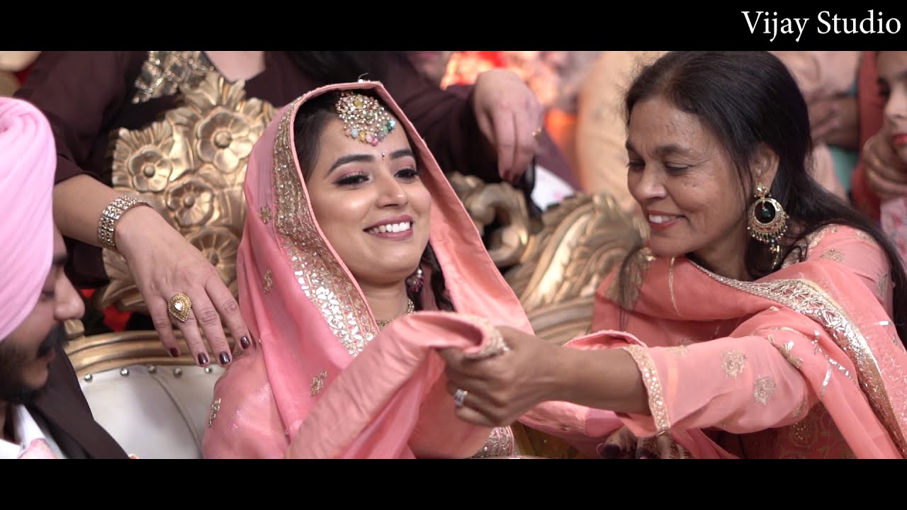 Best Wedding Highlight II RUPINDER & GURDEEP Best Punjabi Ring Ceremony II Vijay Studio