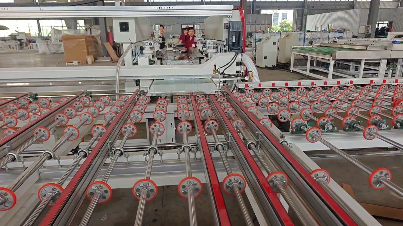 Glass Grinding and Washing Line
