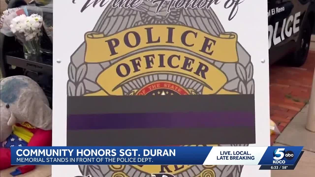 Honor escort planned for fallen El Reno officer Thomas Duran
