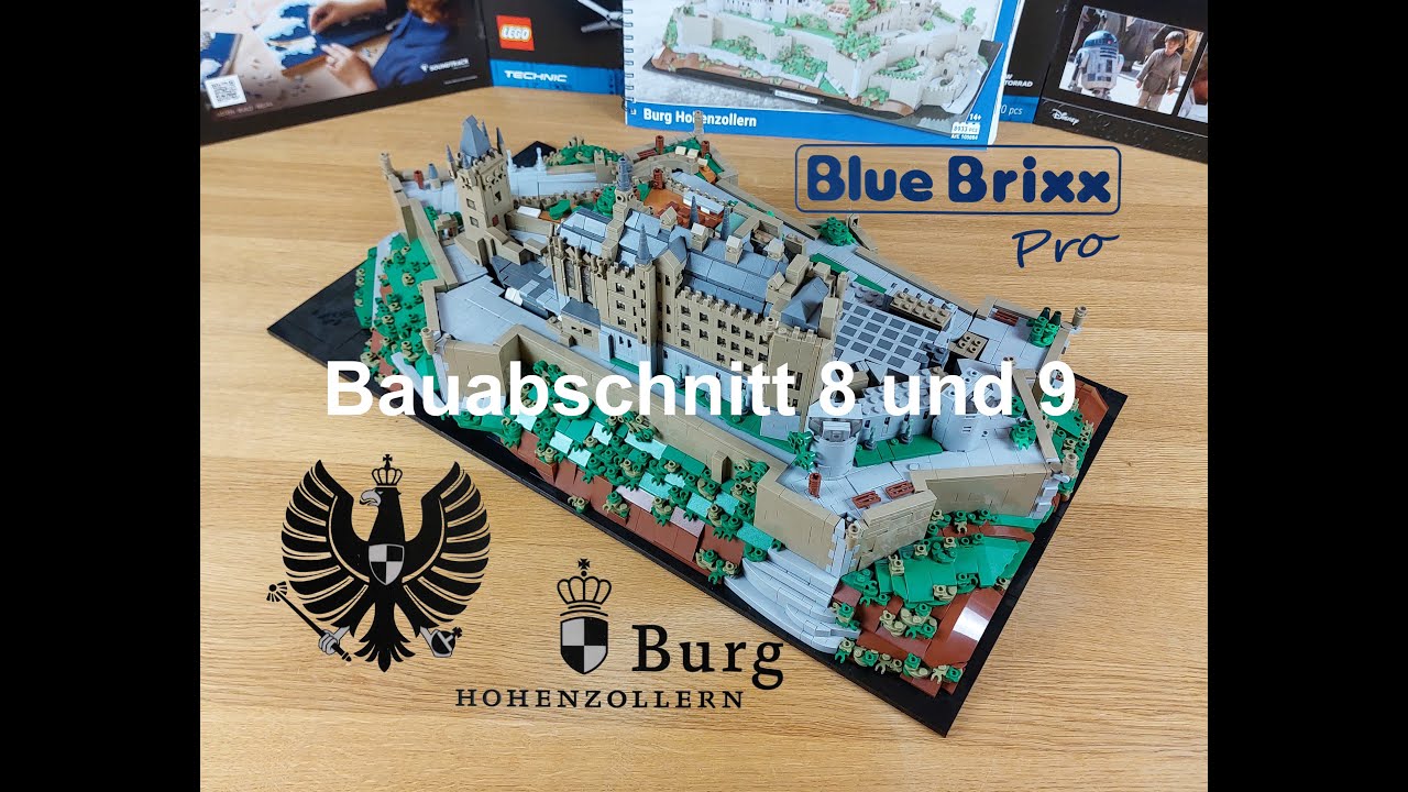 BlueBrixx Pro 105084 Burg Hohenzollern Bauabschnitt 8 und 9 / Speedbuild