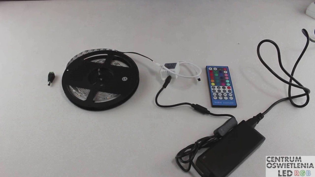 Sterownik LED RGB+W na podczerwień 96W (STZ-RGBW-12V-96W-IR)