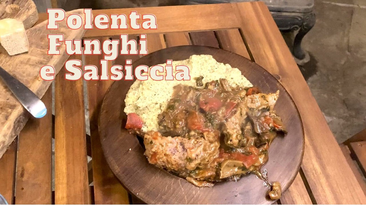 Ricetta in Baita - Ep.5 - Polenta Funghi e Salsiccia