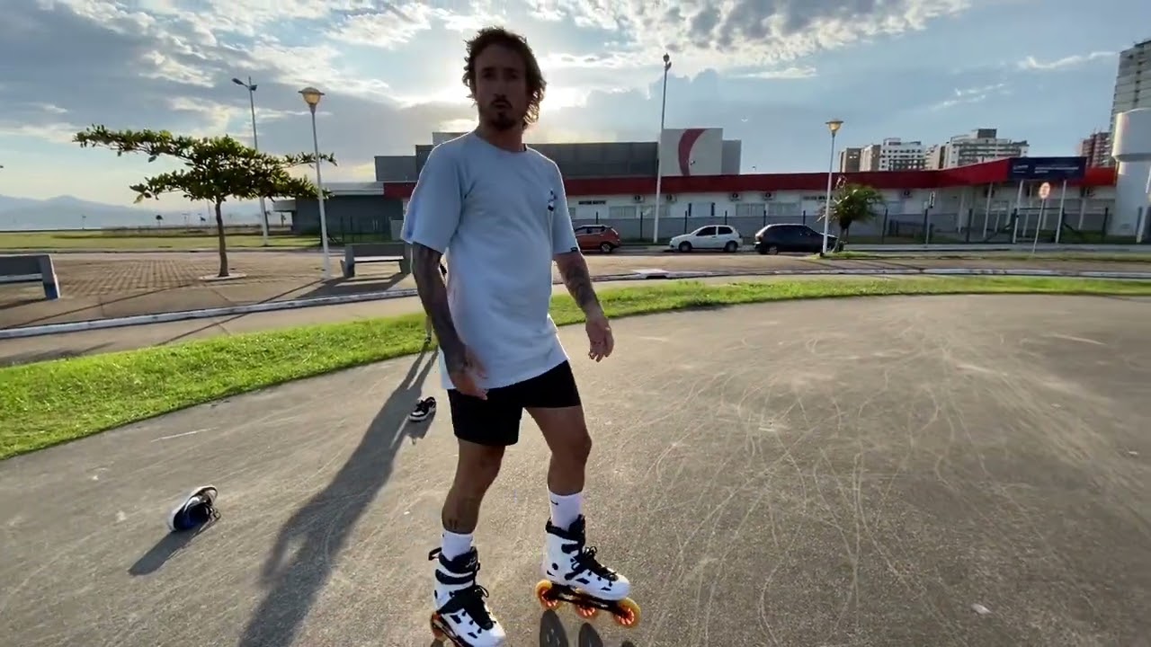 Como aprender a freia o Patins ( avançado) PARALELO