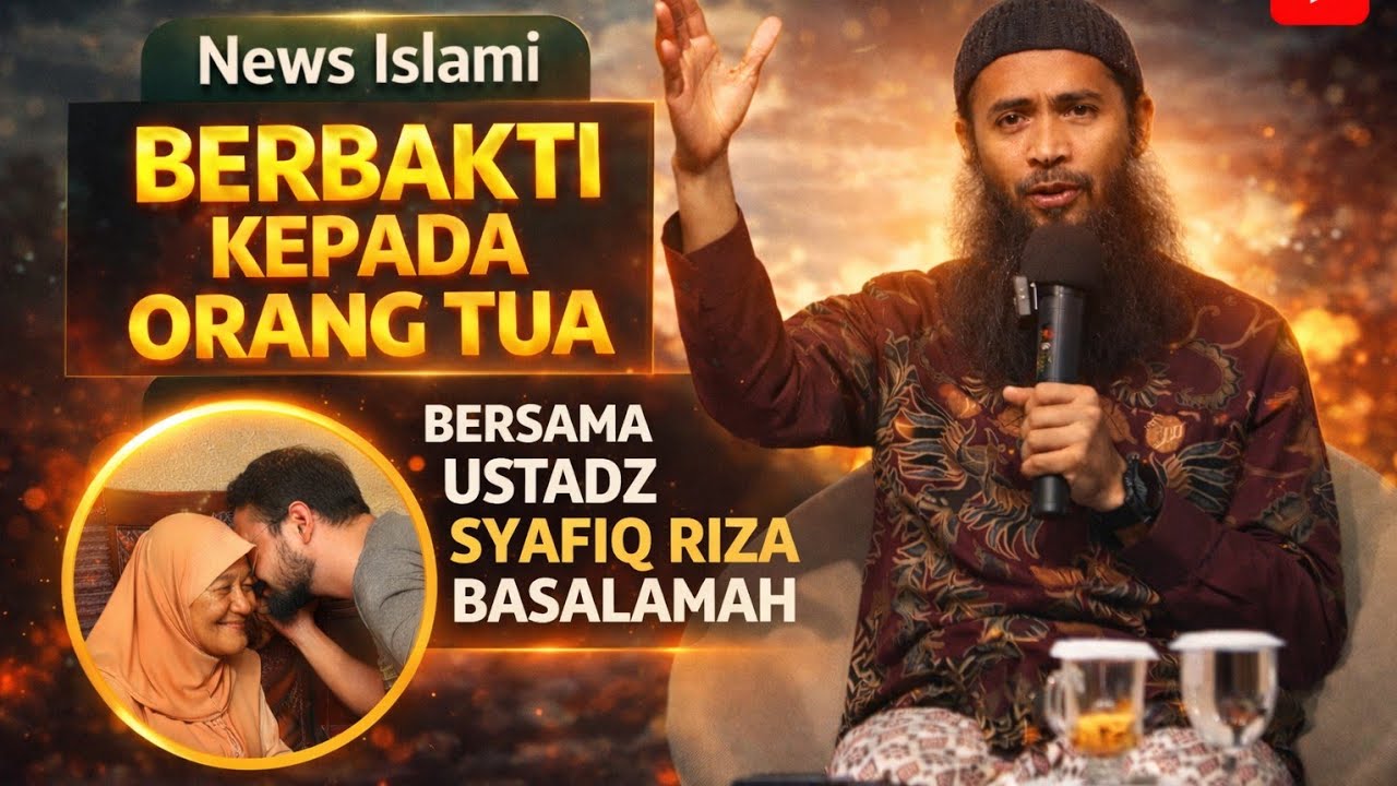 News islami | kajian sunnah BERBAKTI KEPADA ORANG TUA | USTADZ SYAFIQ REZA BASALAMA #dakwah #quotes 
