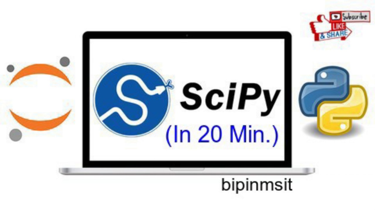 Data Science - Complete Python SciPy Tutorial in 20 Min.