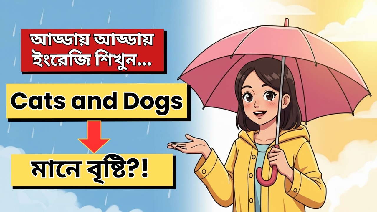 ইংরেজিতে Weather নিয়ে কথা বলা শিখুন খুব সহজে!  (Cats and dogs মানে কী?) | The Bangla Speaker