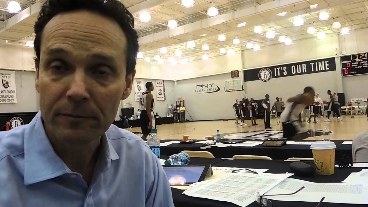Brooklyn Nets Director of Player Personnel Gregg Polinsky at the 2013 Nets Combine