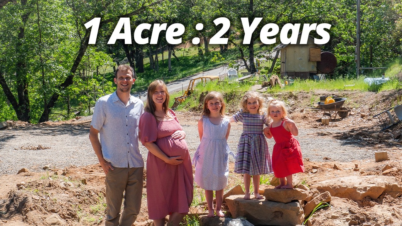 A family of 5 survives their 2nd year in a 390 ft. tiny home