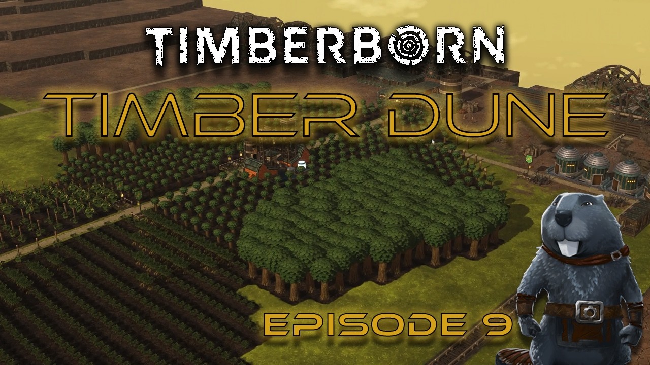 The Worms give and Take! Tapping into the Worm River in Timber Dune! (1.0 Exp) Ep 9 Timberborn