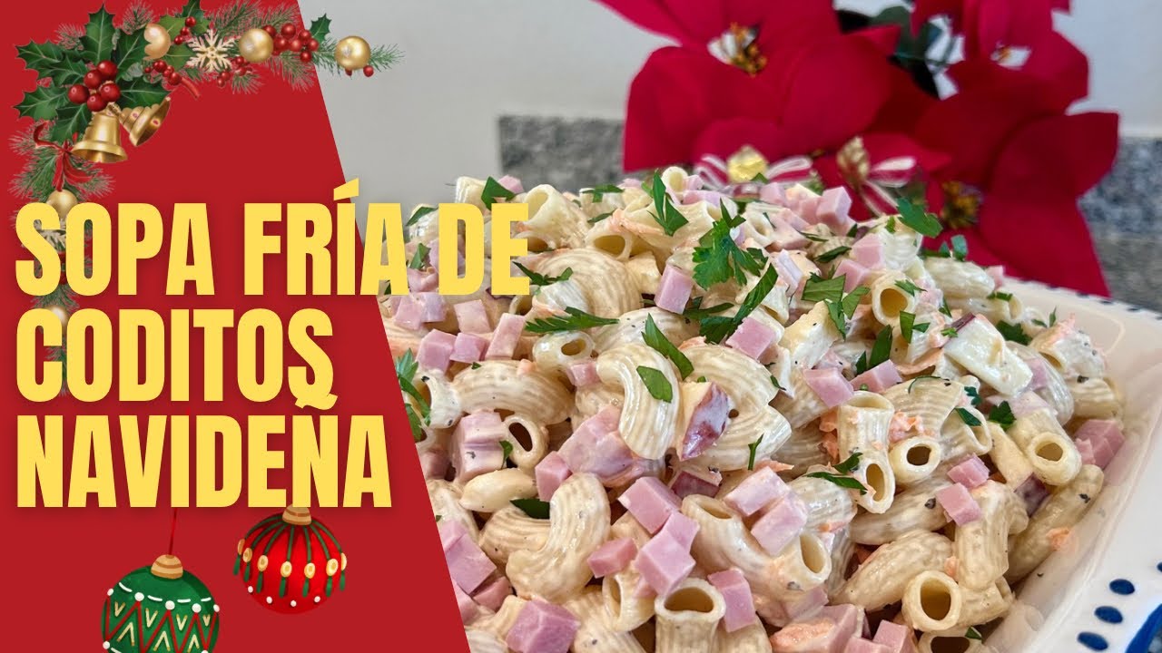 F&Aacute;CIL Y DELICIOSA SOPA FRIA PARA NAVIDAD