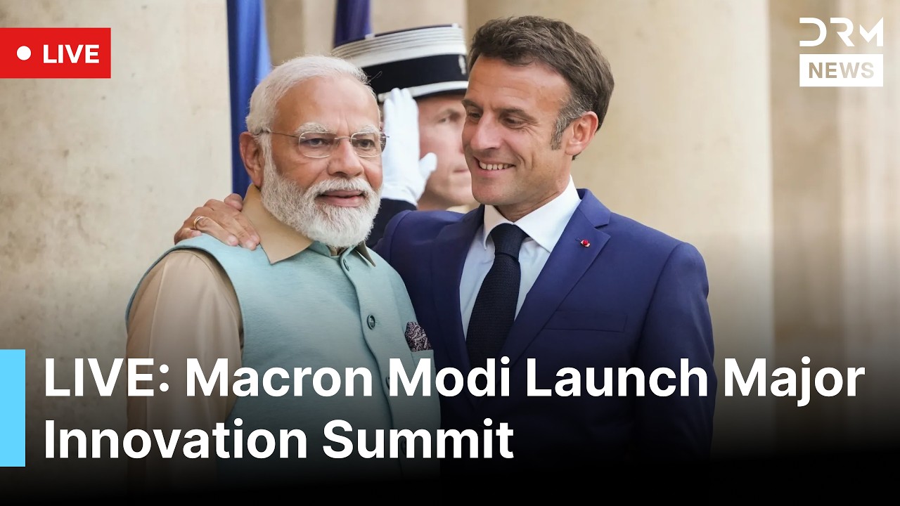 LIVE: Watch PM Modi And Macron Open Massive DeepTech Exhibition In France | DRM News | AD1F