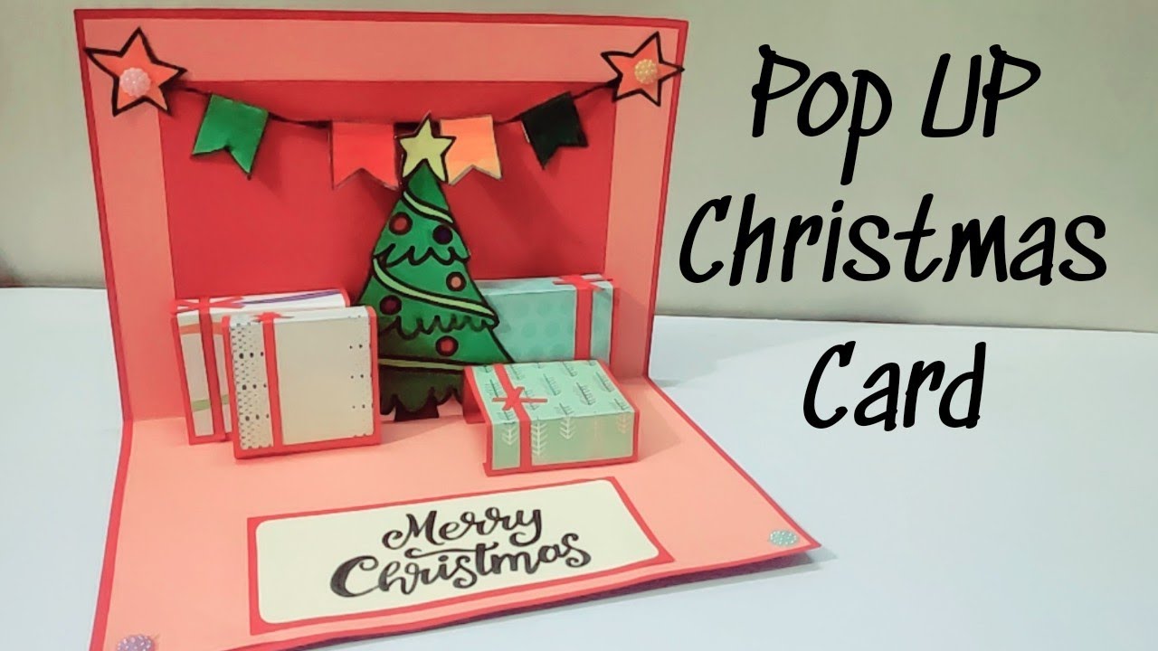 Christmas cards popup | Handmade Christmas Greeting Cards | how to make christmas pop up card