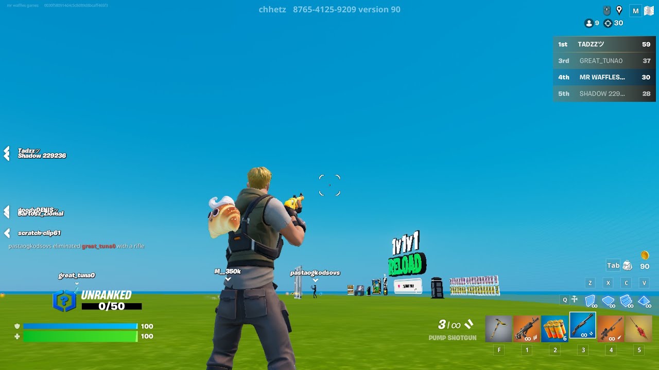 Fortnite 1v1v1 reload